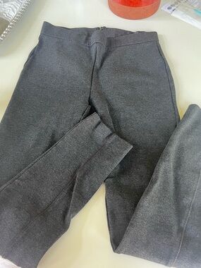 Women's Skinny Ponte Pants in Charcoal Gray